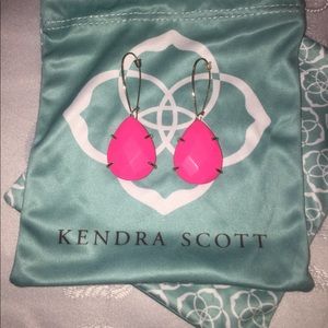 Kendra Scott Carinne Earrings in Magenta